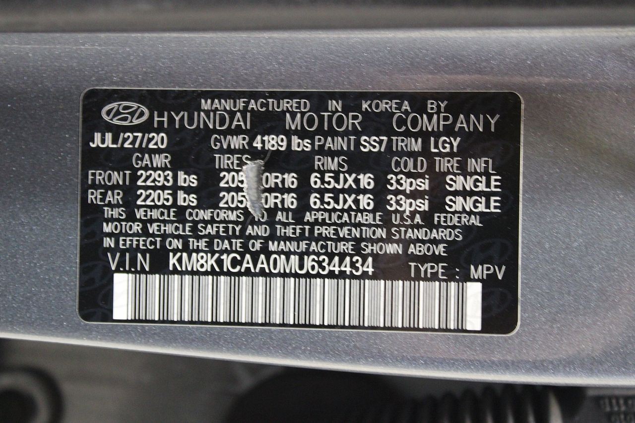 Transmission AWD 2.0L Fits 18-20 KONA 2956831
