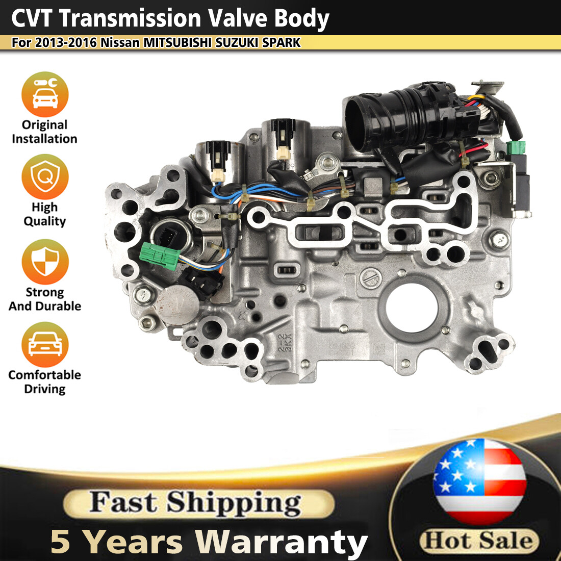 CVT Valve Body for Nissan Sentra Versa 1.6L 1.8L 2013-2016 US RE0F11A JF015E