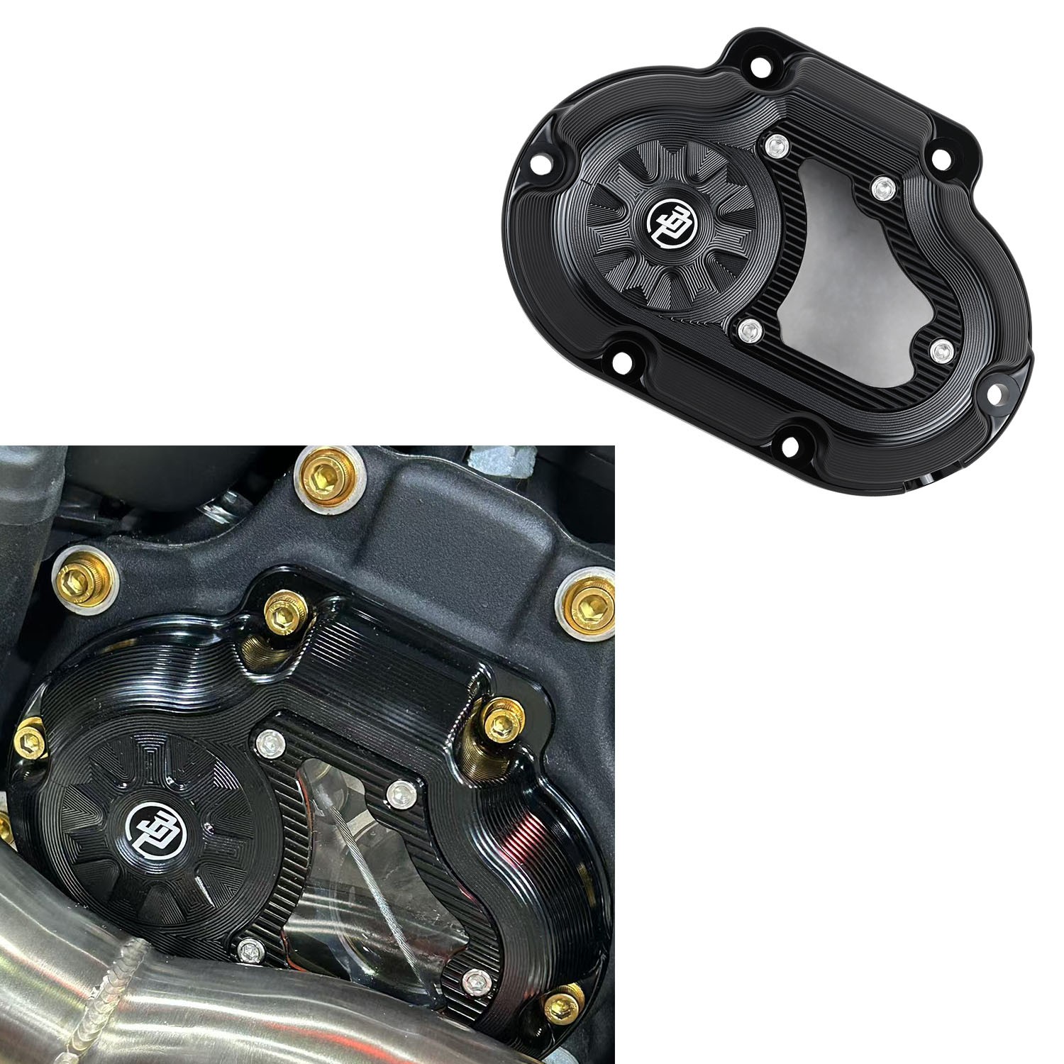 Visible Transmission Side Cover for Harley 18-23 Softail FL FX Touring FLTRX FLH