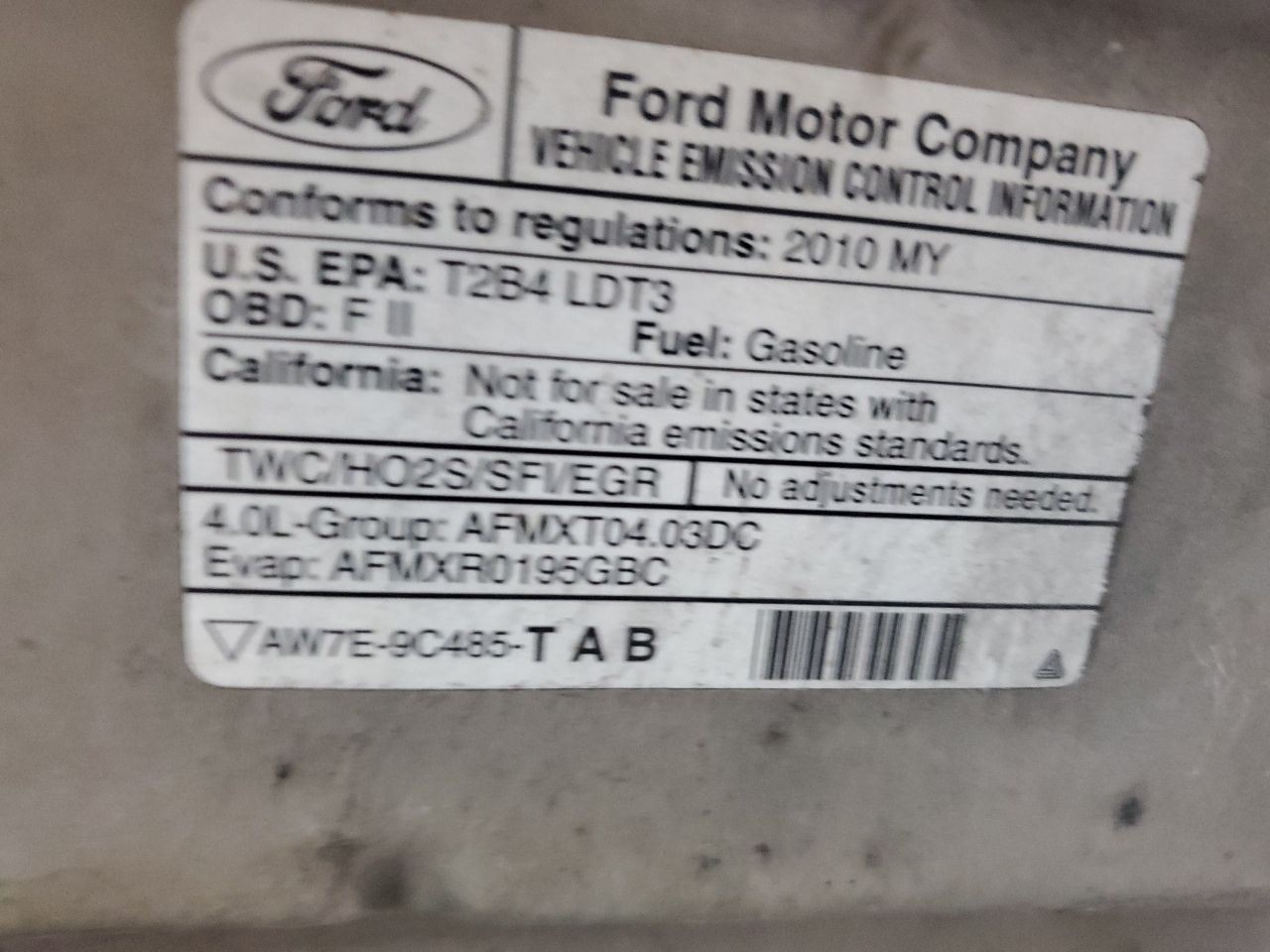 MOUNTNEER 2010 Automatic Transmission Oil Cooler 1847627