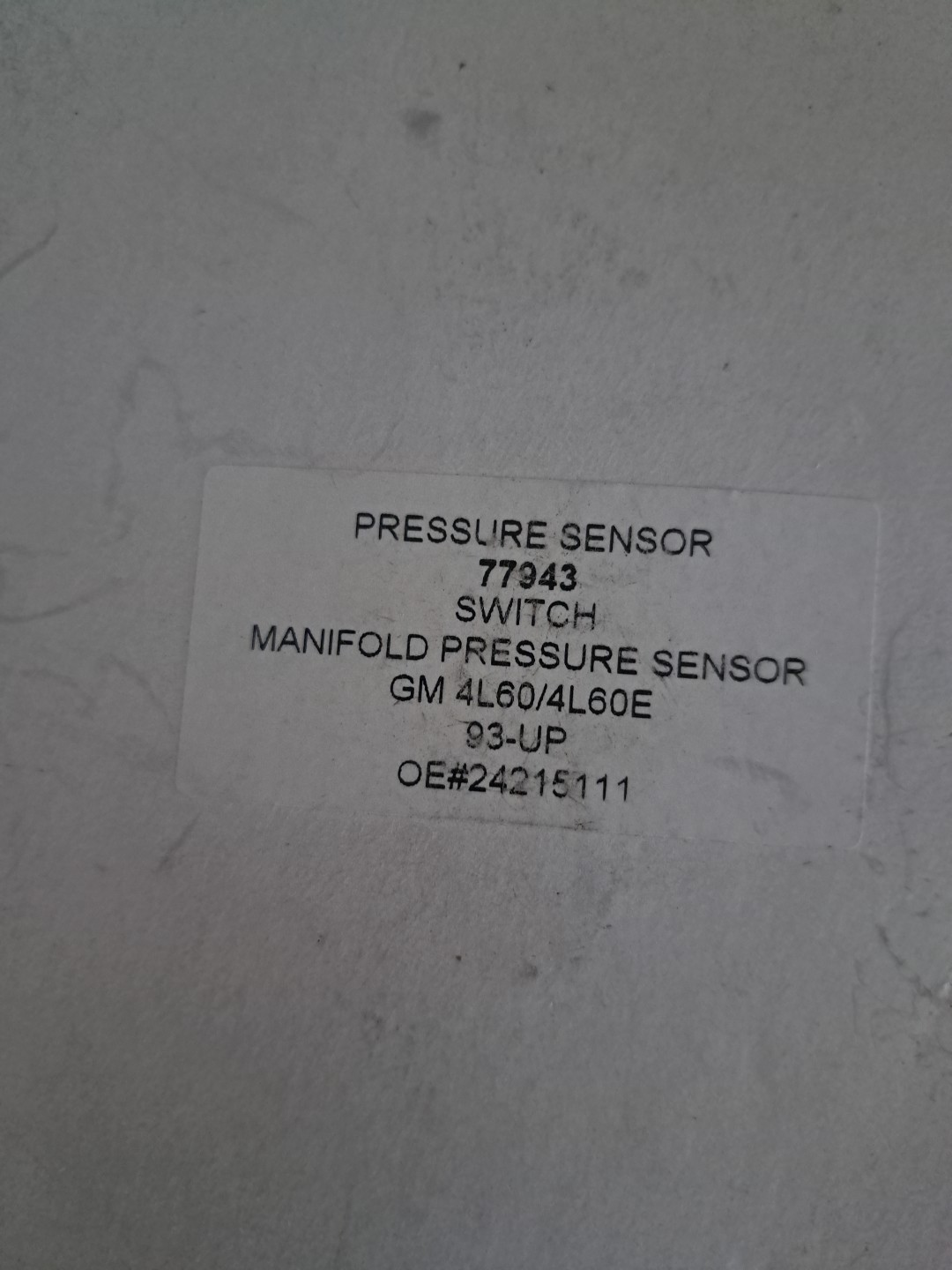 GM 4L60/4L65E Aftermarket Pressure Manifold Switch Sensor Solenoid 1993-up