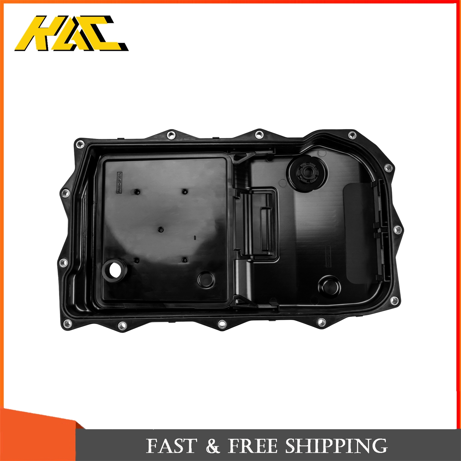 1PC Black Transmission Oil Pan For Jeep Grand Cherokee; Dodge Durango 2014-2021