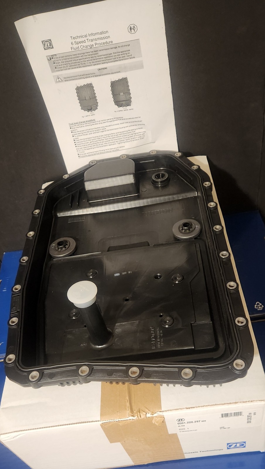 ZF6HP19 ZF6HP21 /X Transmission oil Pan Filter kit & ZF 6 Speed Fluid ( 6 Liter