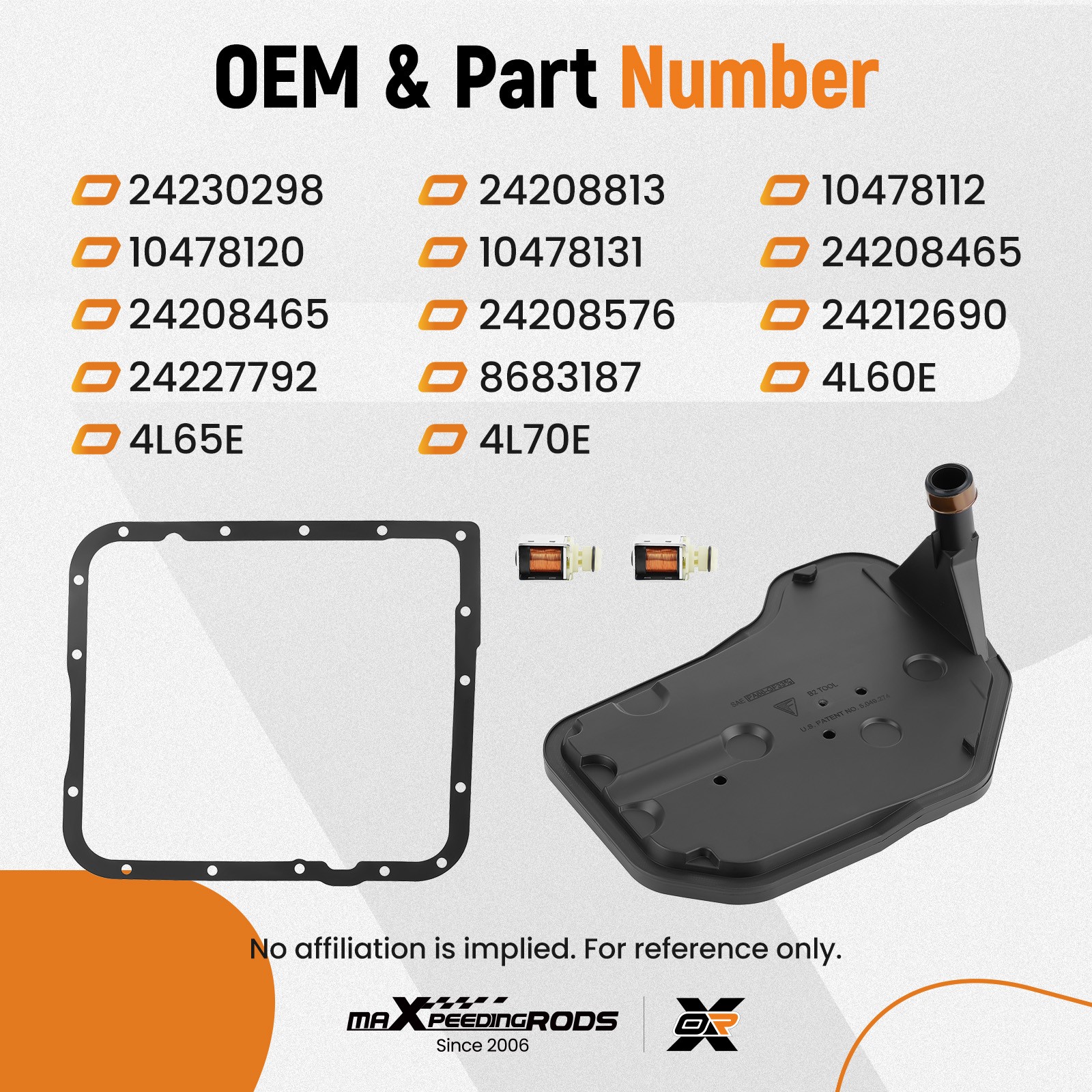 Filter & Gasket Kit for Avalanche/Blazer 2002-2006 24230298