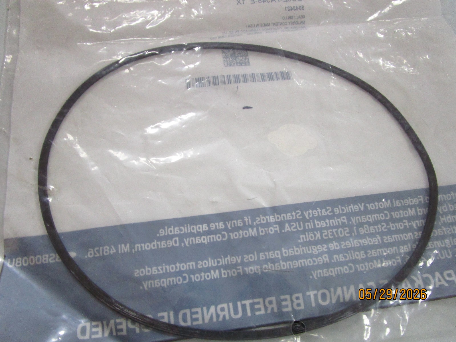 Genuine Ford OEM BC3Z-7A548-E Seal