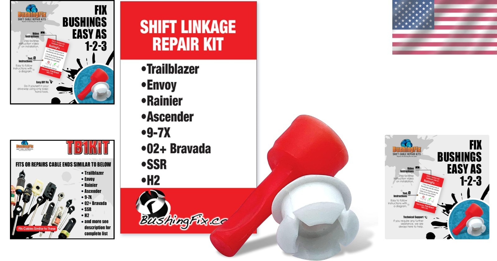 Lifetime TB1Kit – Automatic Transmission Shift Cable Bushing Kit