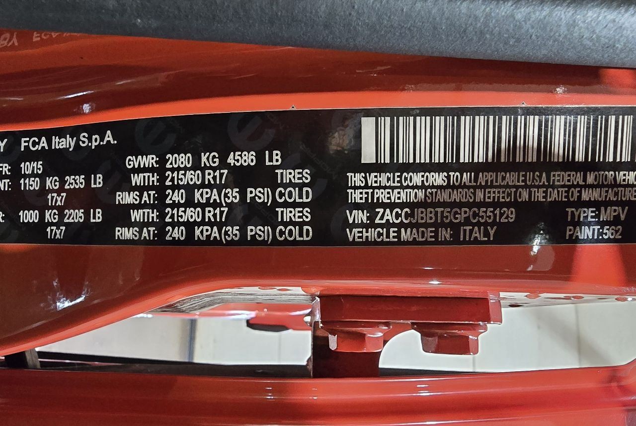 Automatic Transmission 2.4L 4WD 3.734 Front Ratio Fits 15-16 RENEGADE 617091