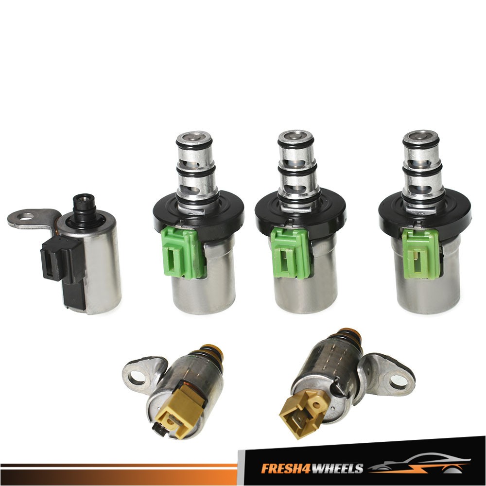 6pcs Transmission Solenoid Valve Kit For Ford 4F27E FNR5 5-Speed Automatic