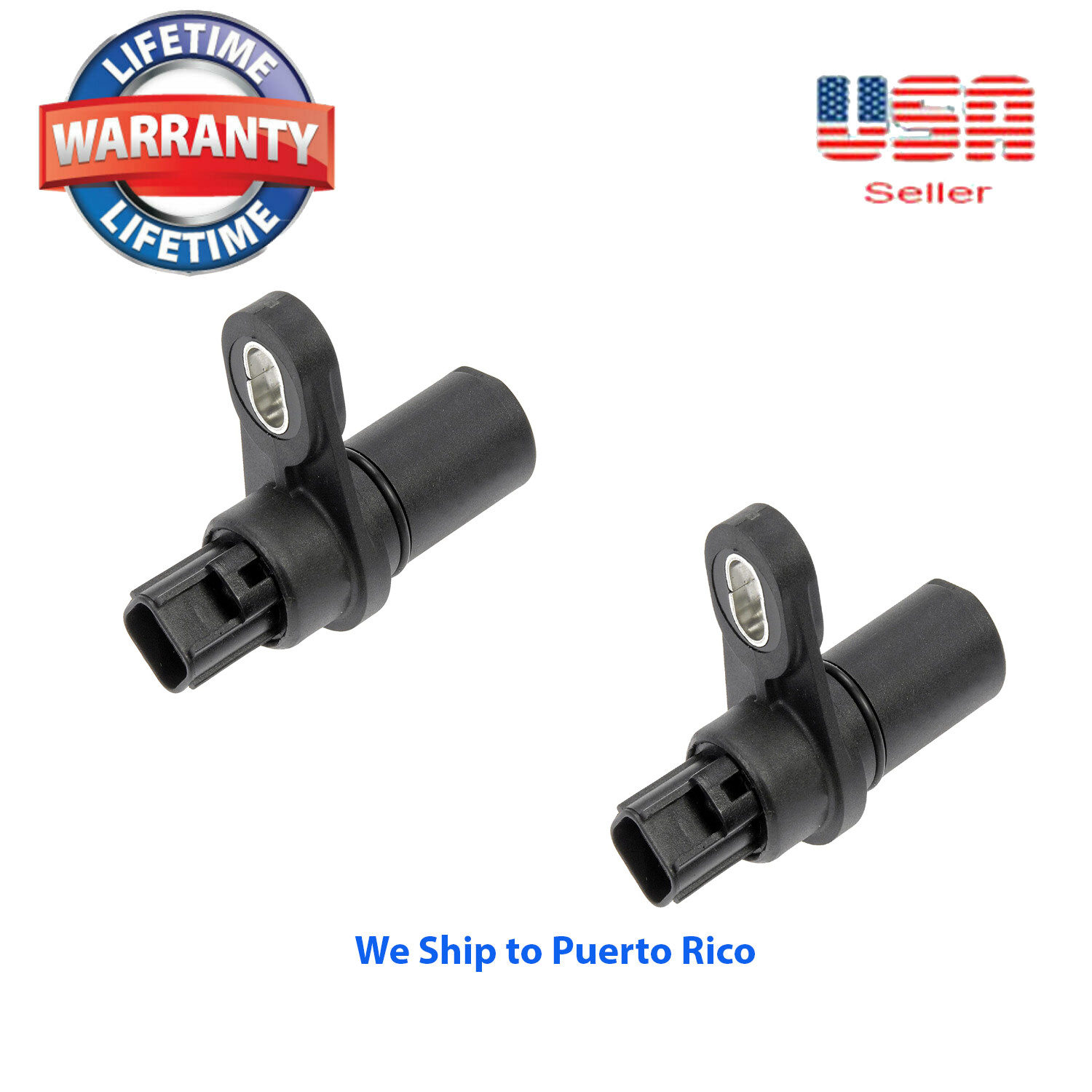 2 Pcs Transmission Input Output / Vehicle Speed Sensor Fits: Chrysler Dodge Jeep