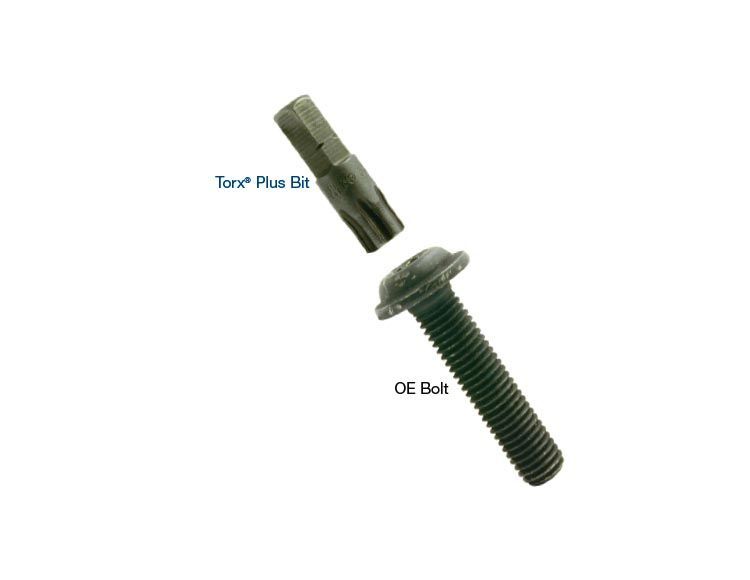 4L60E 4L65E 4L70E Transmission Sonnax Torx Plus Bit Bell Housing Bolts Removal