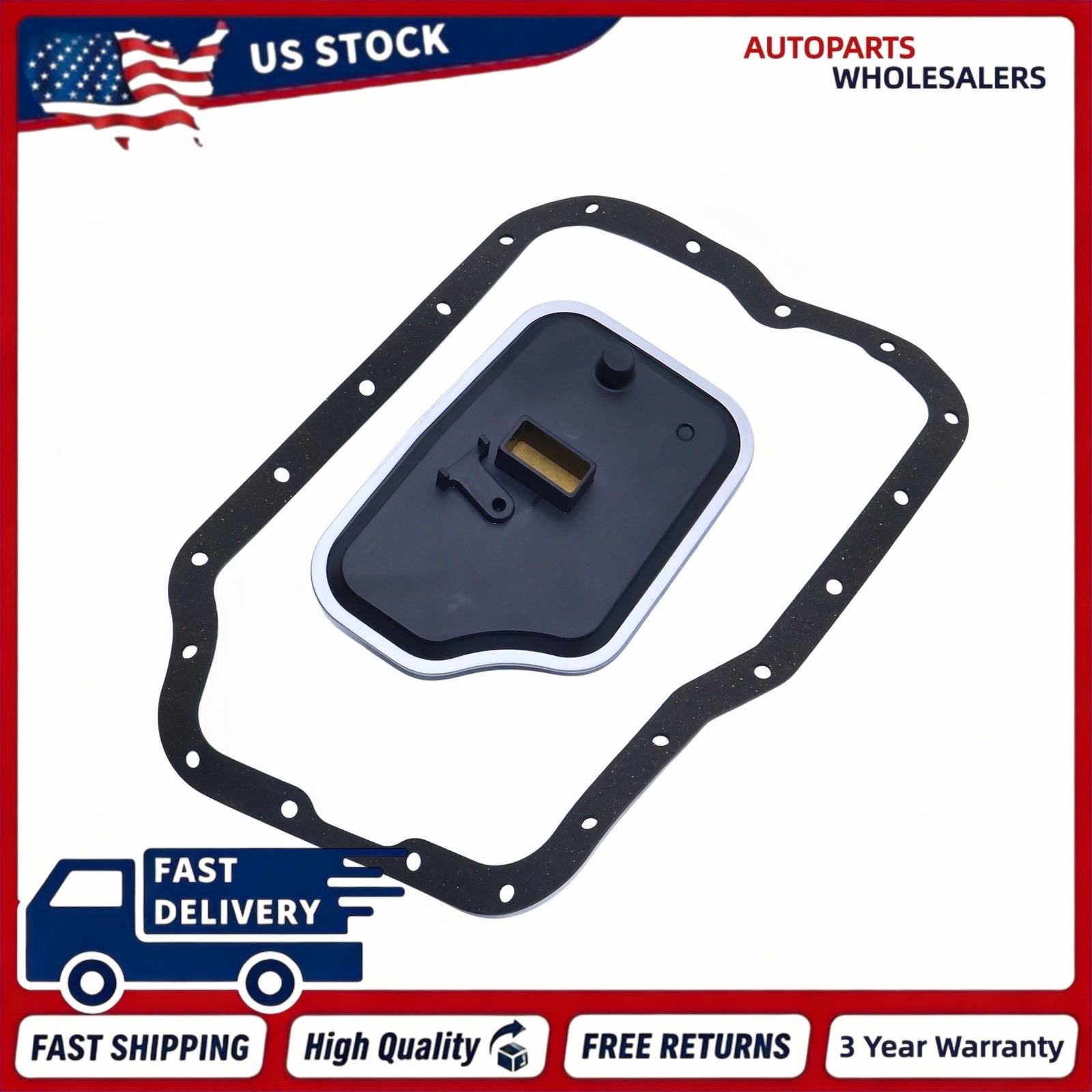 For Ford Focus 2000-2011 4F27E Transmission Oil Pan Gasket Filter Kit 0440393