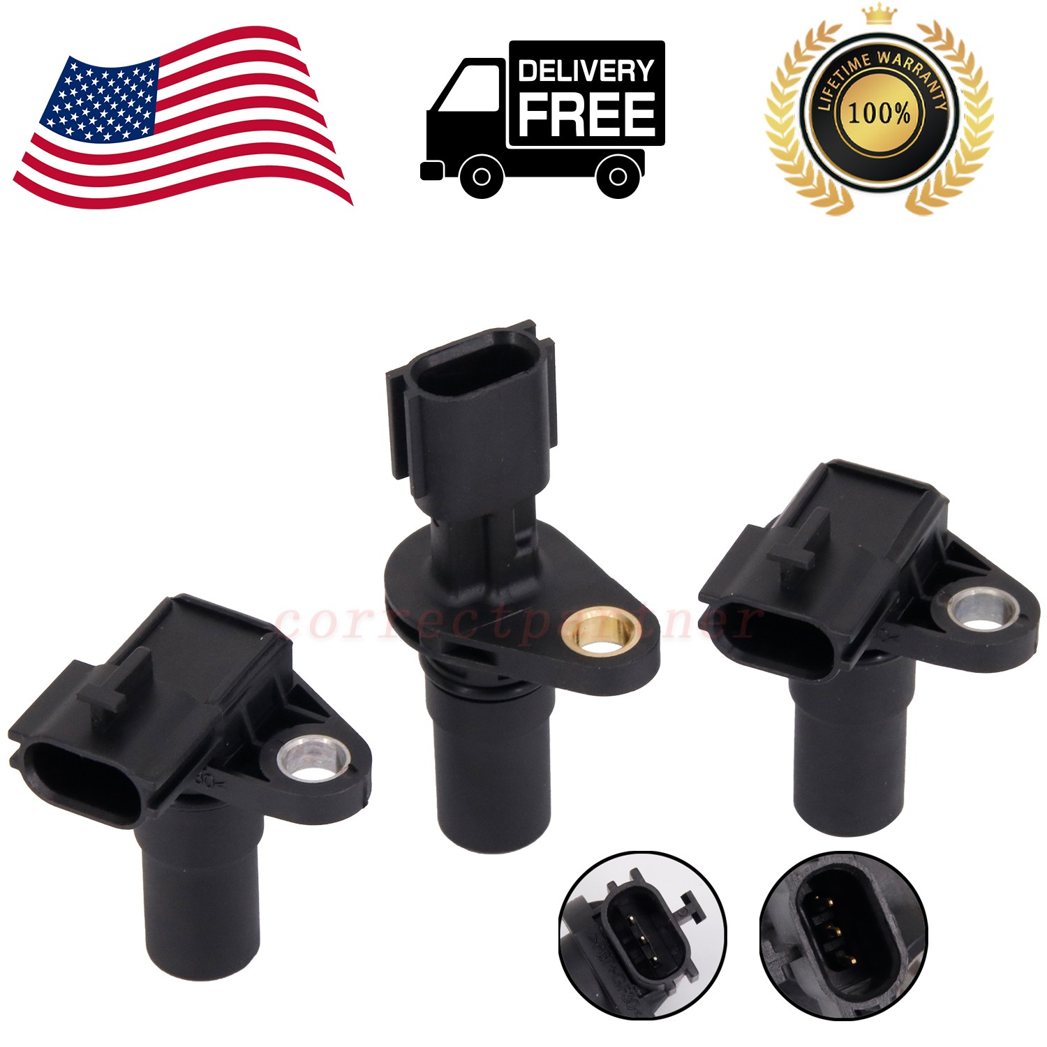 3 Speed Sensors for For Nissan Altima Infiniti QX60 CVT Transmission 31935-1XF00