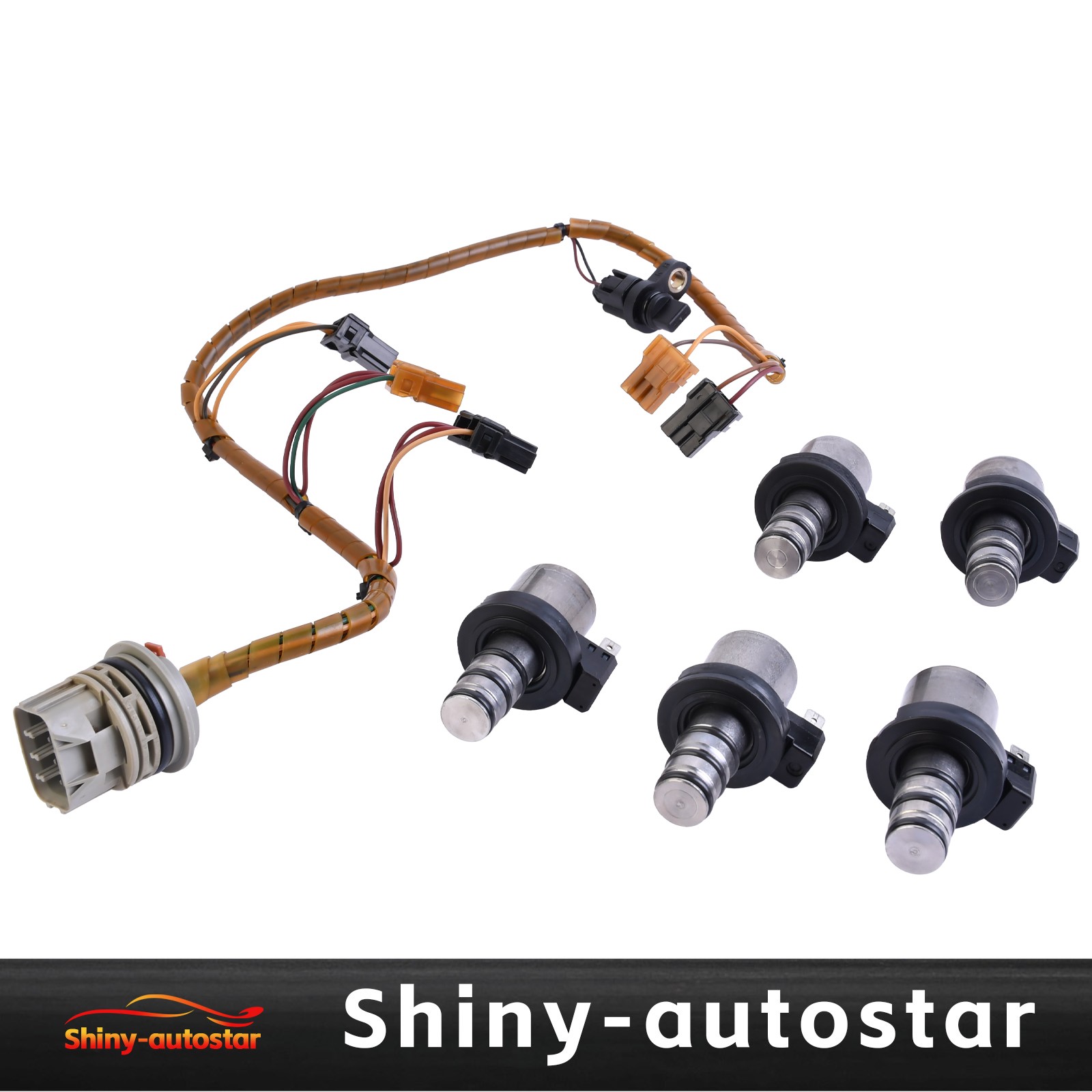 Transmission Shift Solenoid Kit w/ Harness FOR Mitsubishi F5A51 V4A51 MD758981