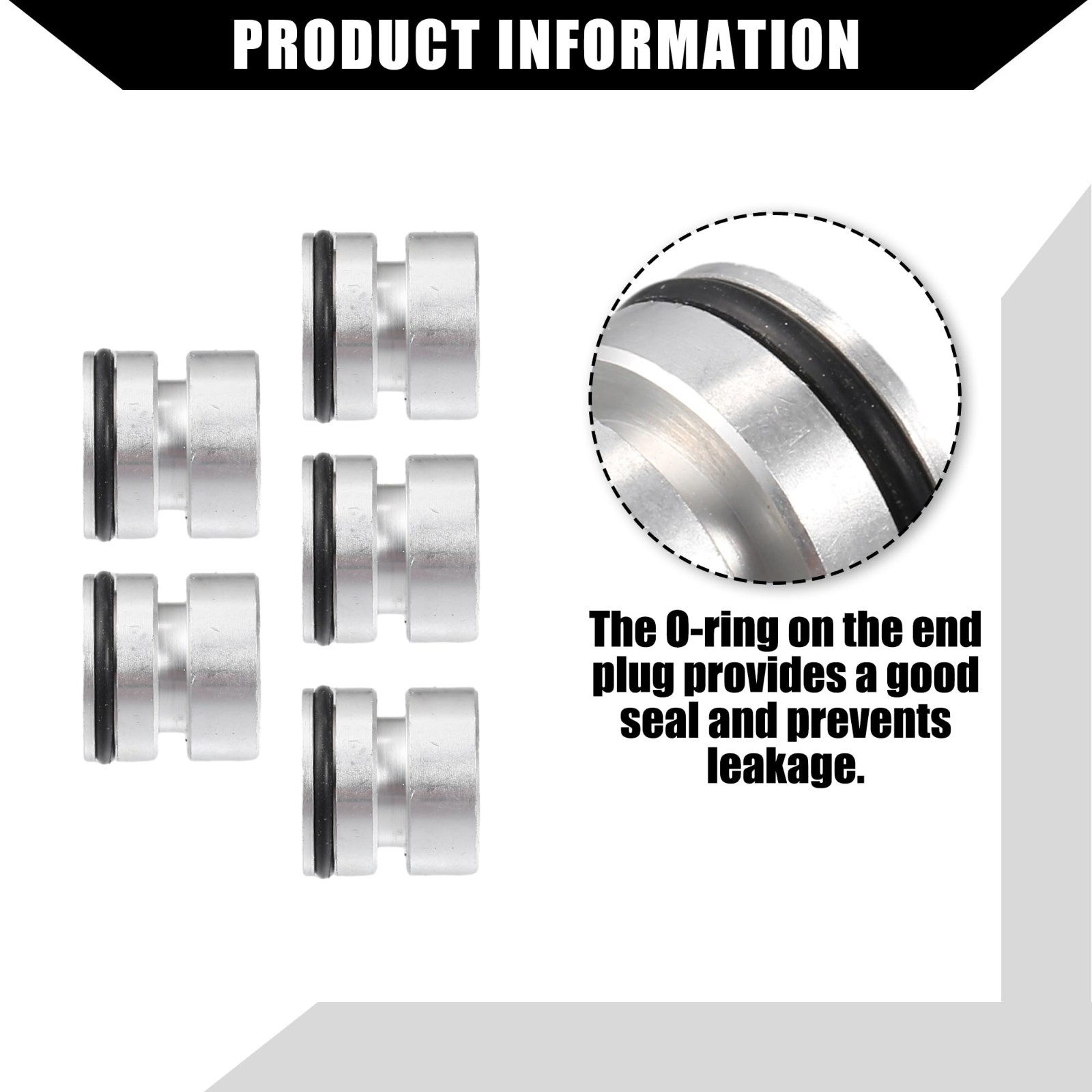 4L60-E 4L65-E 4L70-E Relay O-Ring End Plug Kit – Durable Aluminum Alloy, 1 Set