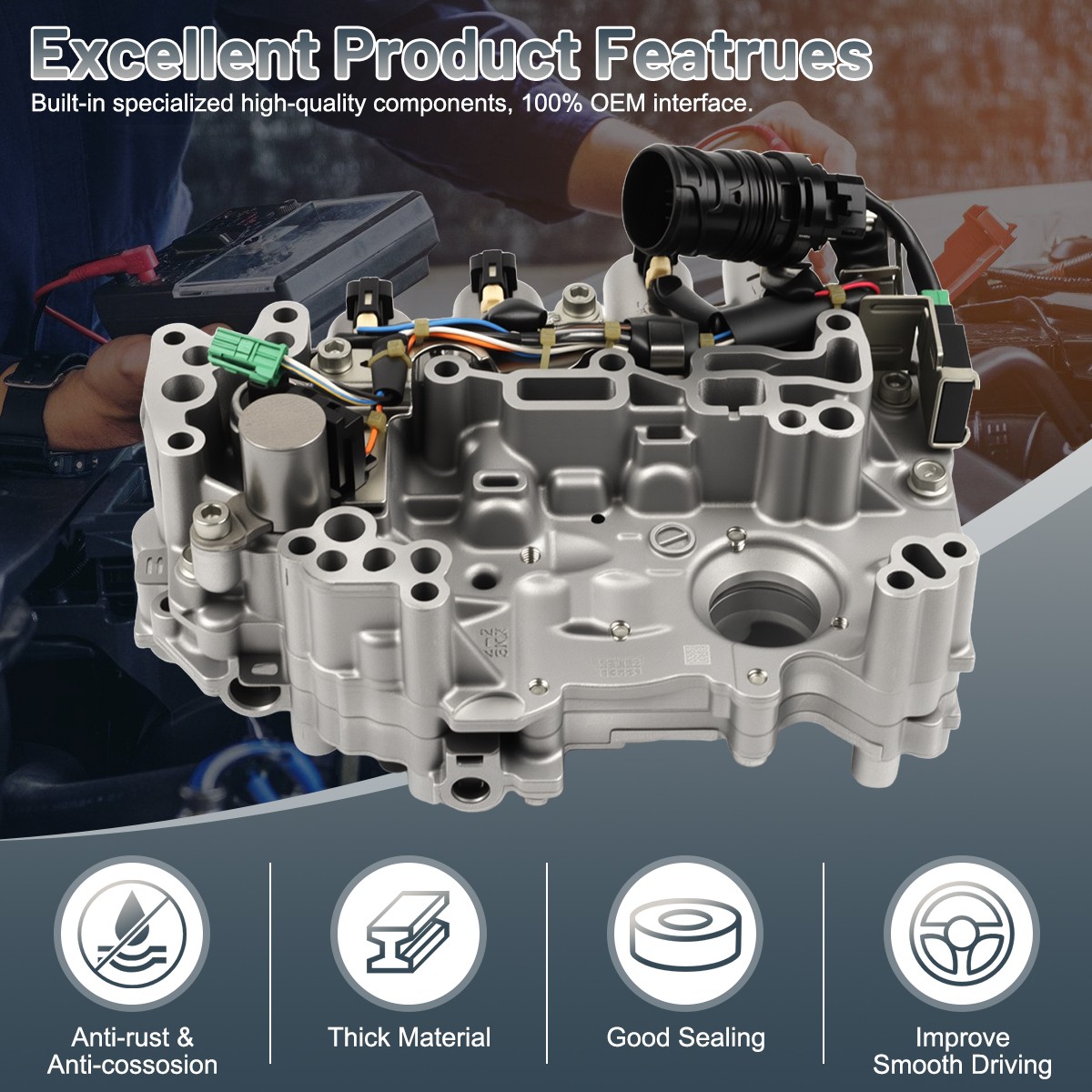 For 2013-2016 Nissan Sentra 1.8L CVT Transmission Valve Body #RE0F11A JF015E