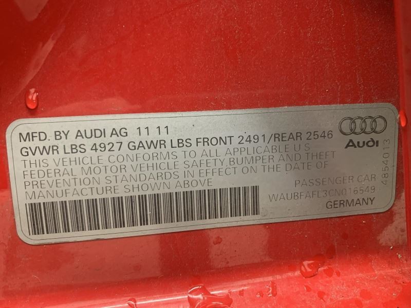 Automatic Transmission AWD Quattro 2.0L 8 Speed Fits 12-17 AUDI A5 100106