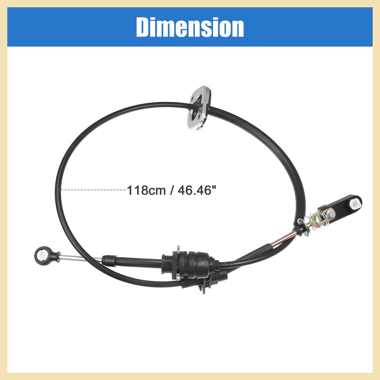 Transmission Gear Shift Cable 52060164AC/52060164AD for Jeep Wrangler 07-10
