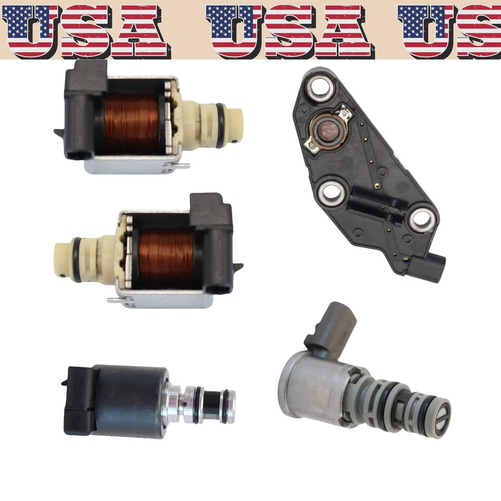 Set of 5 Transmission Solenoid Tcc Shift Epc For Chevrolet Buick 2003-2011