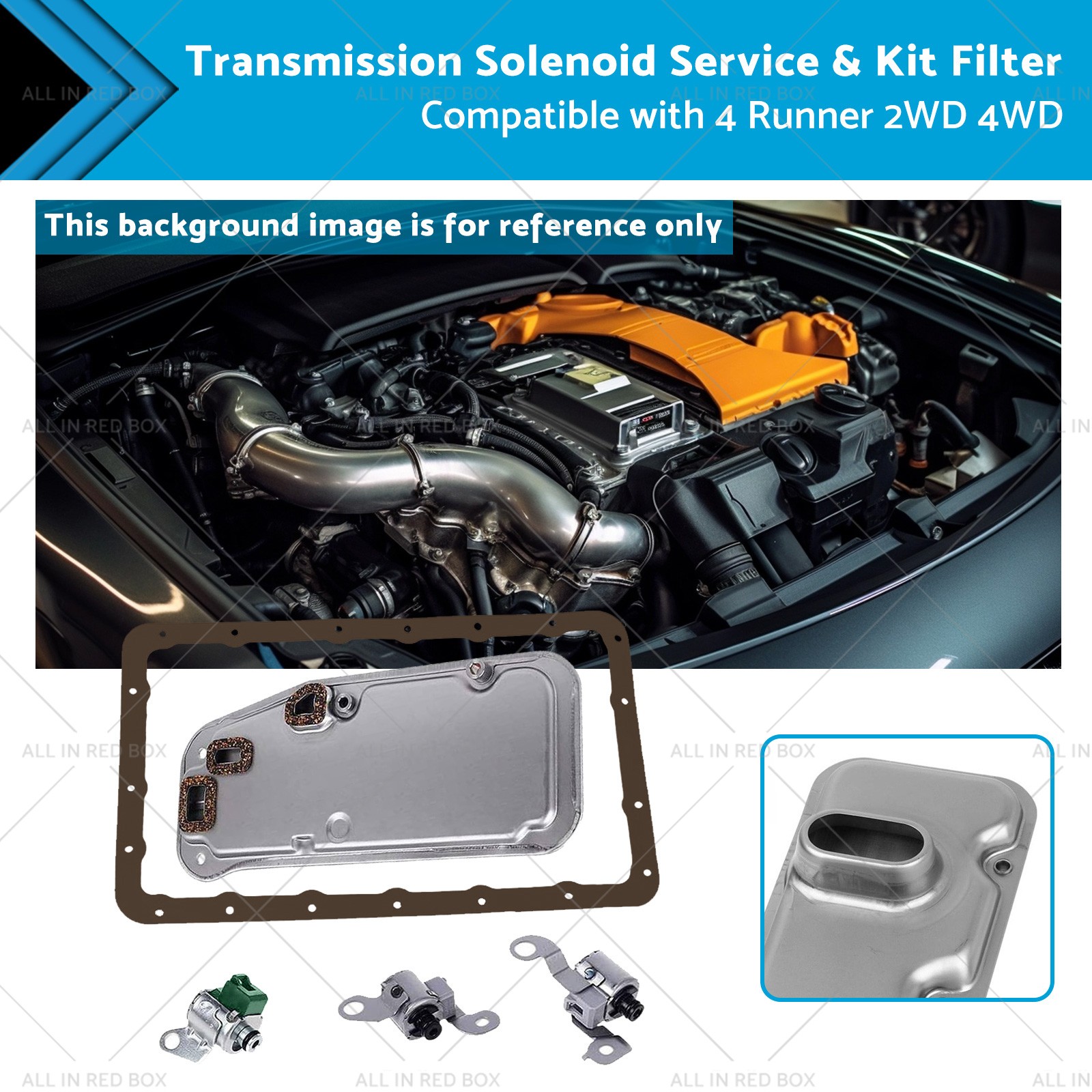Transmission Solenoid Service Kit Filter Suitable for Toyota 4Runner Tundra