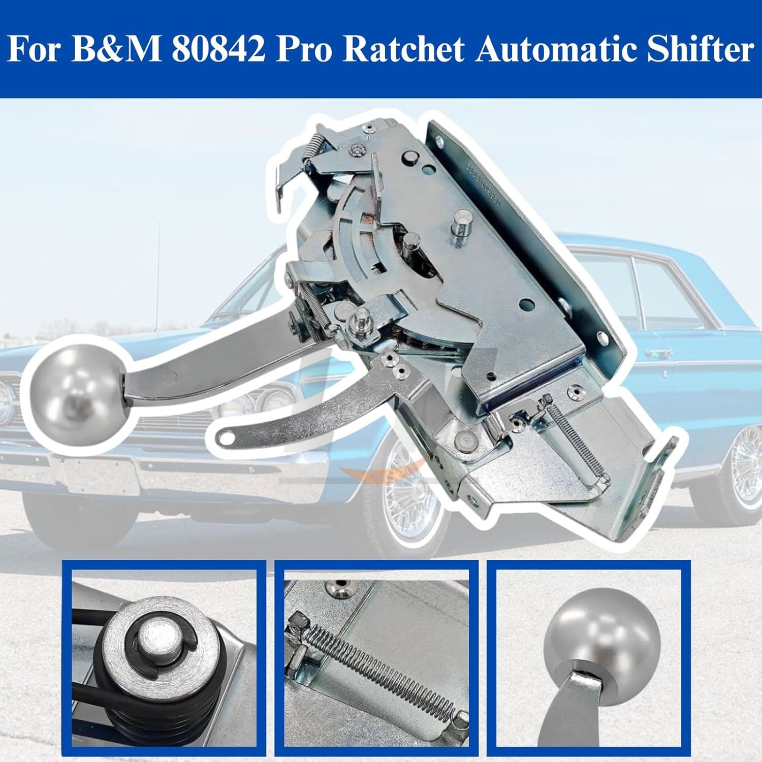 For 80842 Ratchet Shifter Automatic Shifter 3 & 4 Speed Transmission Ford C4 C6