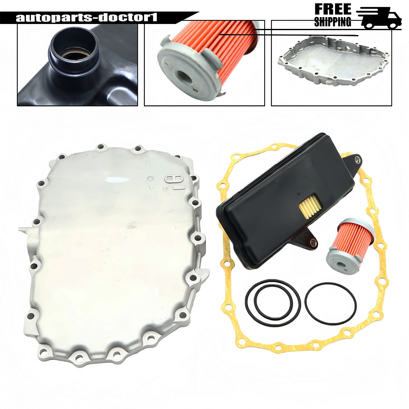 Transmission Oil Pan&Filter&Gaskets Kit For Honda Civic HR-V Fit 2014-2020