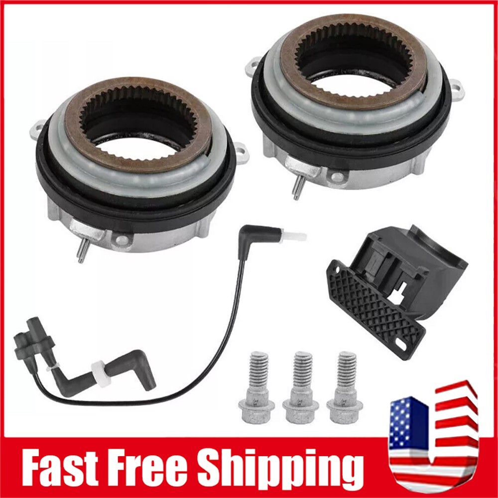 Front Vacuum Solenoid Purge Valve Auto Hub Lock Actuators For Ford F150 4×4 4WD