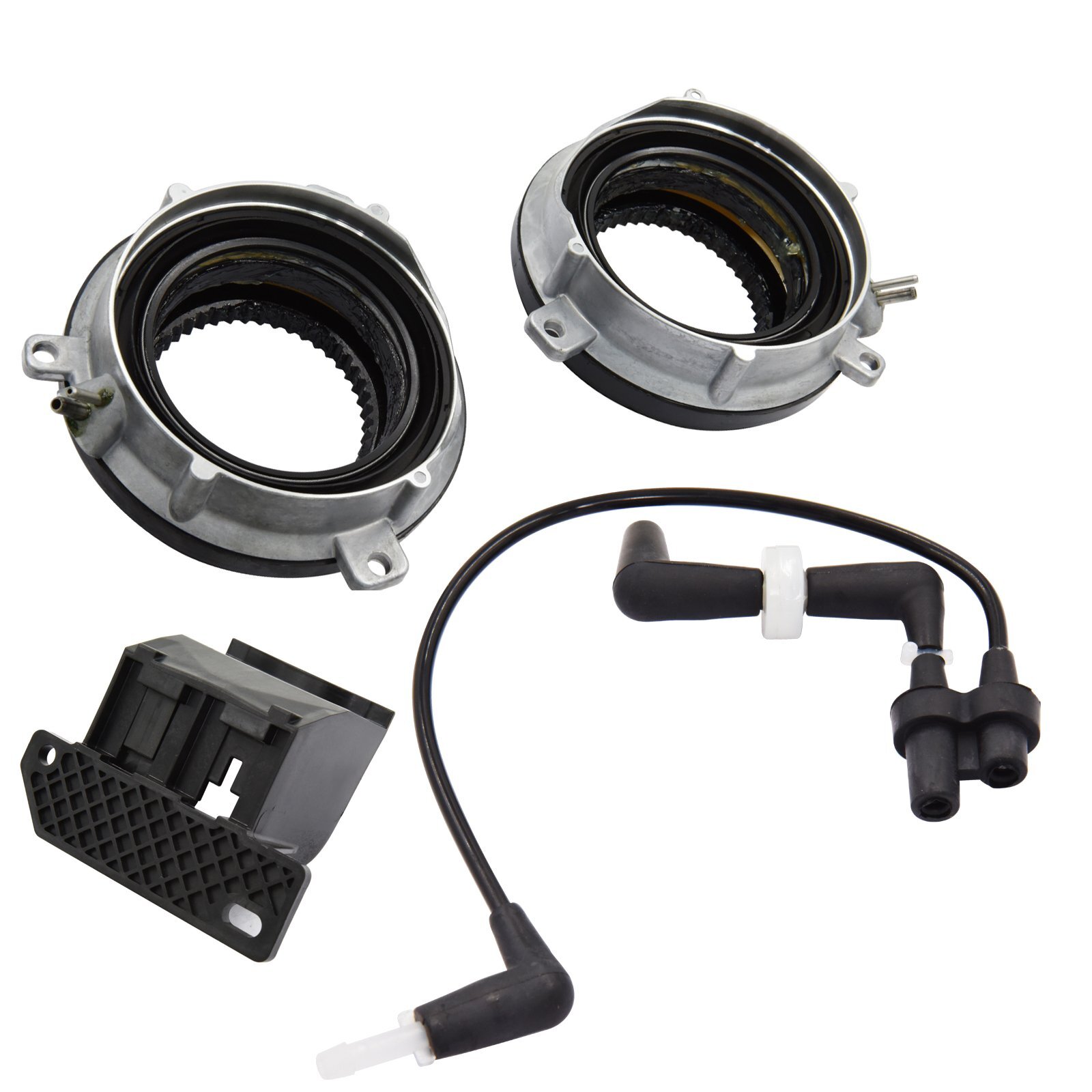 For Ford F-150 4×4 Auto Hub Lock Actuators Vacuum Solenoid Purge Valve Kit