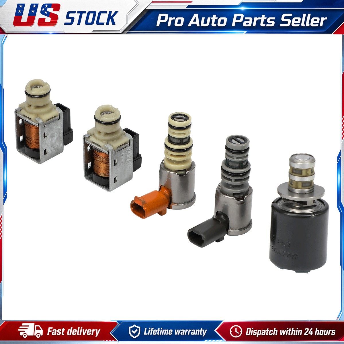 Transmission Master Solenoid Kit For GMC Chevy EPC Shift TCC 3-2 PWM 4L60E 4L65E