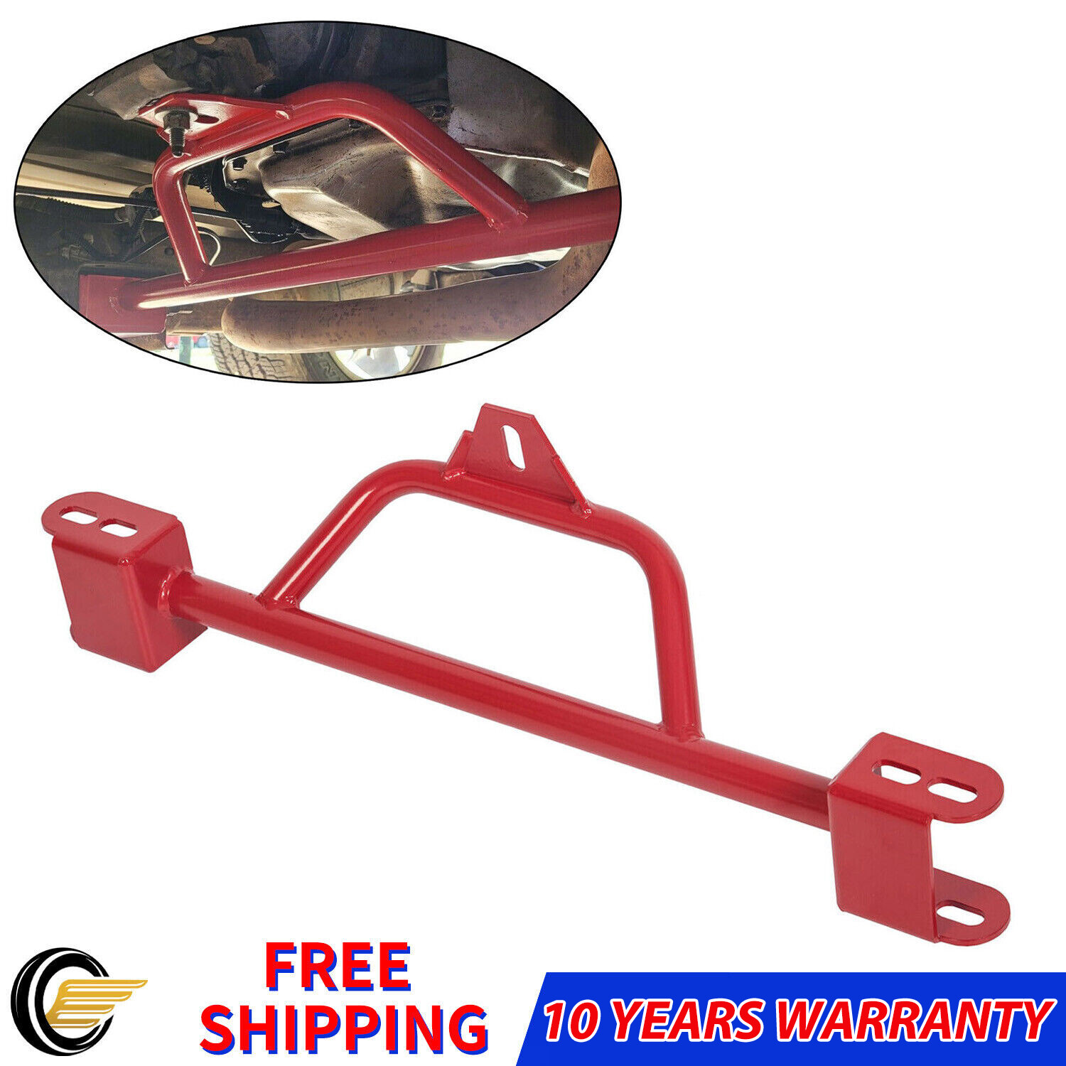 4L60E to 4L80E Conversion Crossmember For Silverado & Sierra 00-06 07-13 2wd RWD