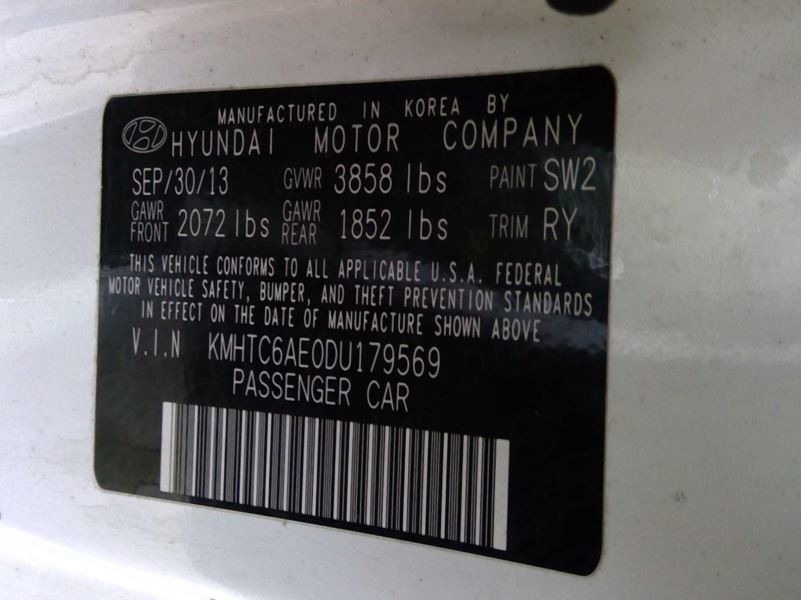 Automatic Transmission 6 Speed Hydro Type Turbo Fits 13-15 VELOSTER 658102