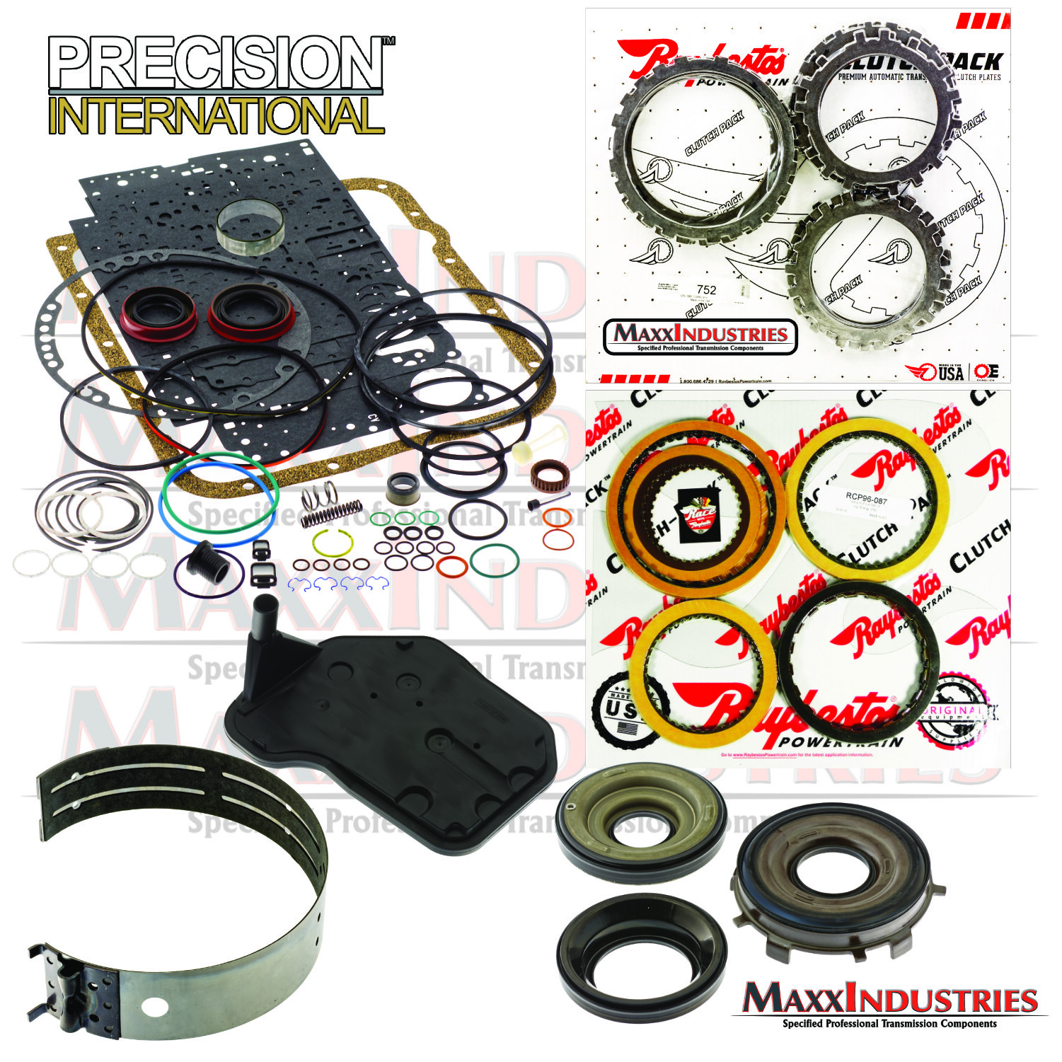 GM 4L60E Transmission Rebuild Kit w/Raybestos Premium Clutches (1997-2003)