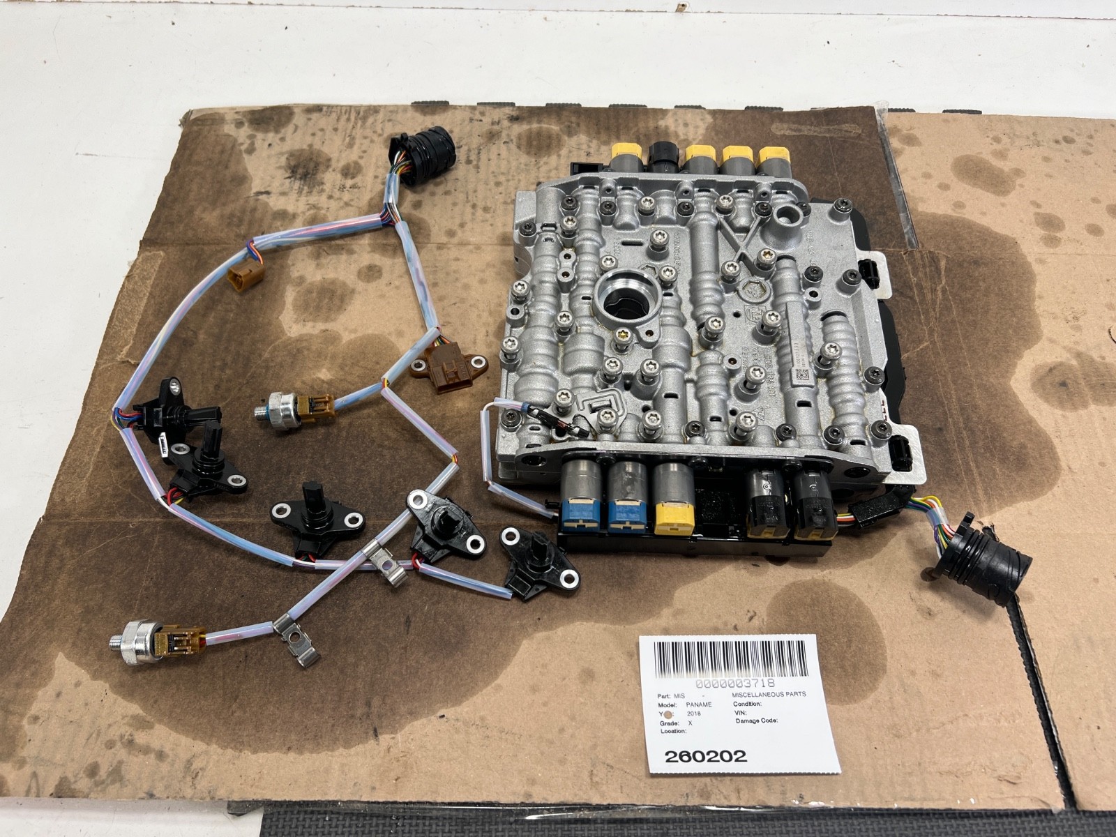 2017-2023 PORSCHE PANAMERA DSG TRANSMISSION VALVE BODY MECHATRONIC W/SOLENOIDS