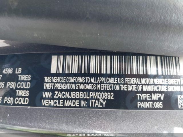 Automatic Transmission 2.4L Opt Dfh Fits 20-23 CHEROKEE 10727643