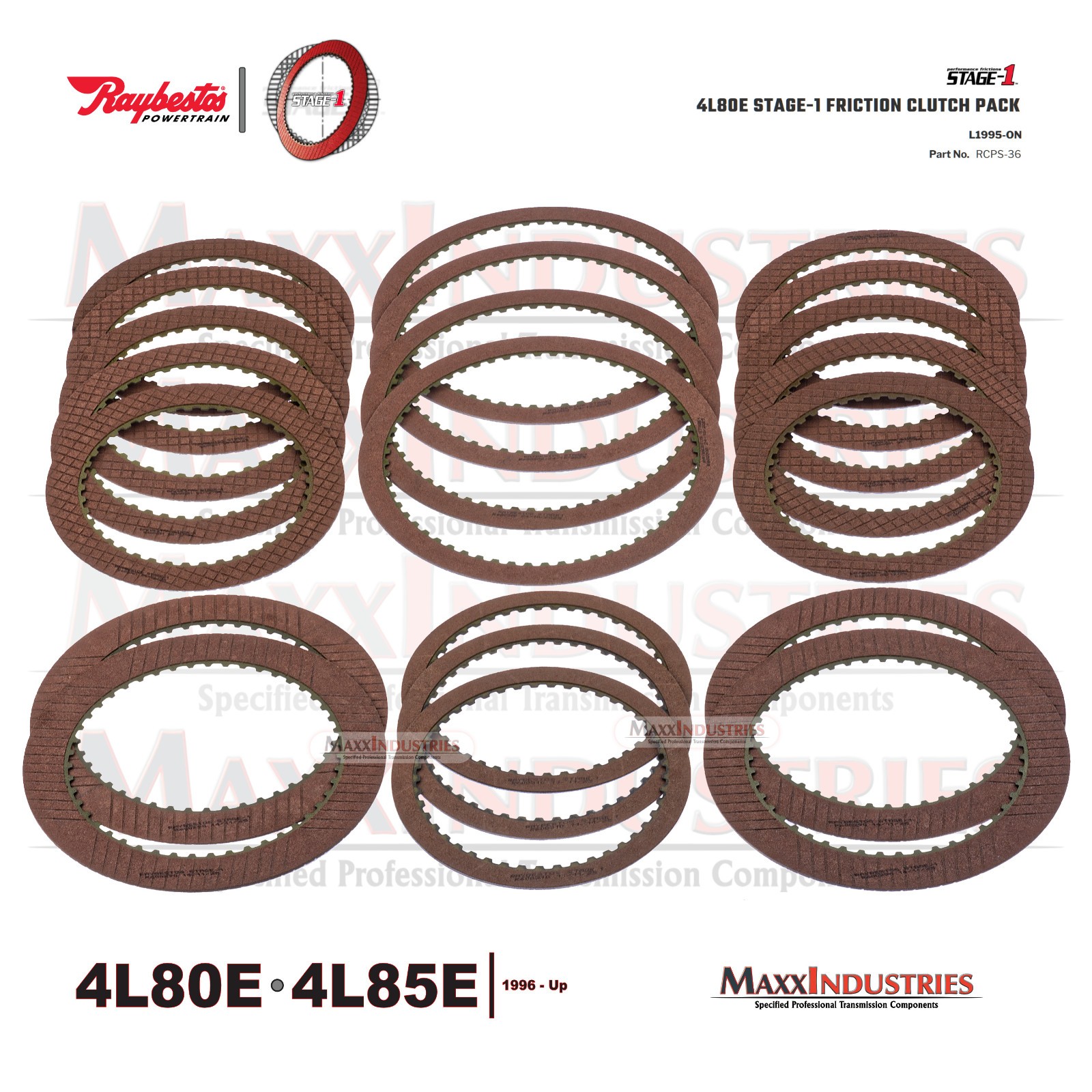 4L80E 4L85E Performance Stage-1™ Frictions Master Rebuild Kit Hi-Per Blu 1997-On