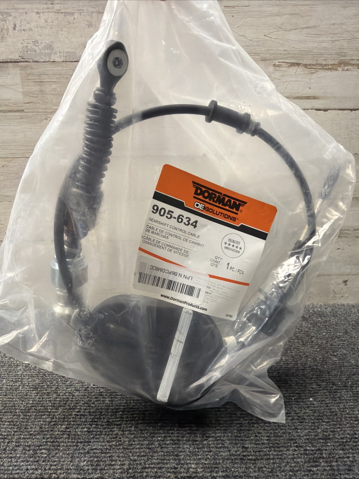 Dorman 905 634 Gearshift Control Cable Assembly