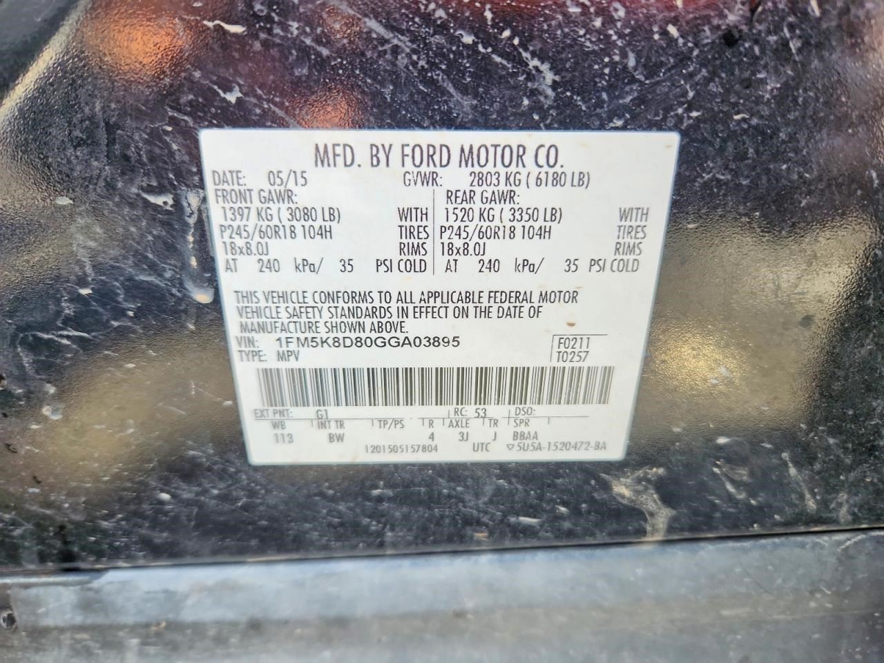 2013 – 2019 Ford Explorer Transfer Case Unit Automatic Transmission 4WD 3.5L