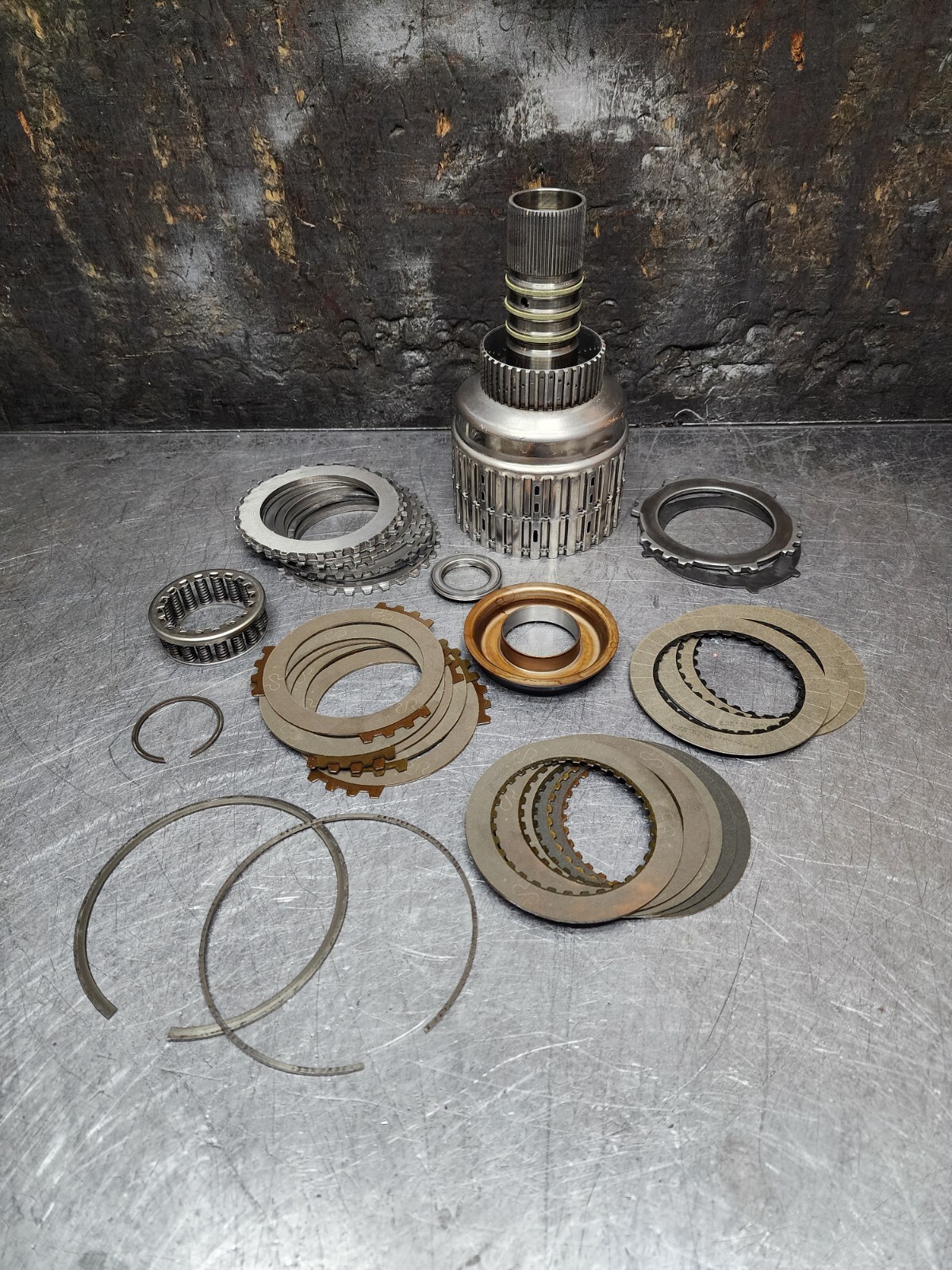 4T65E INPUT DRUM COMPLETE NEW CLUTCH & PISTON INSTALLED GM TRANSMISSION 2003-UP