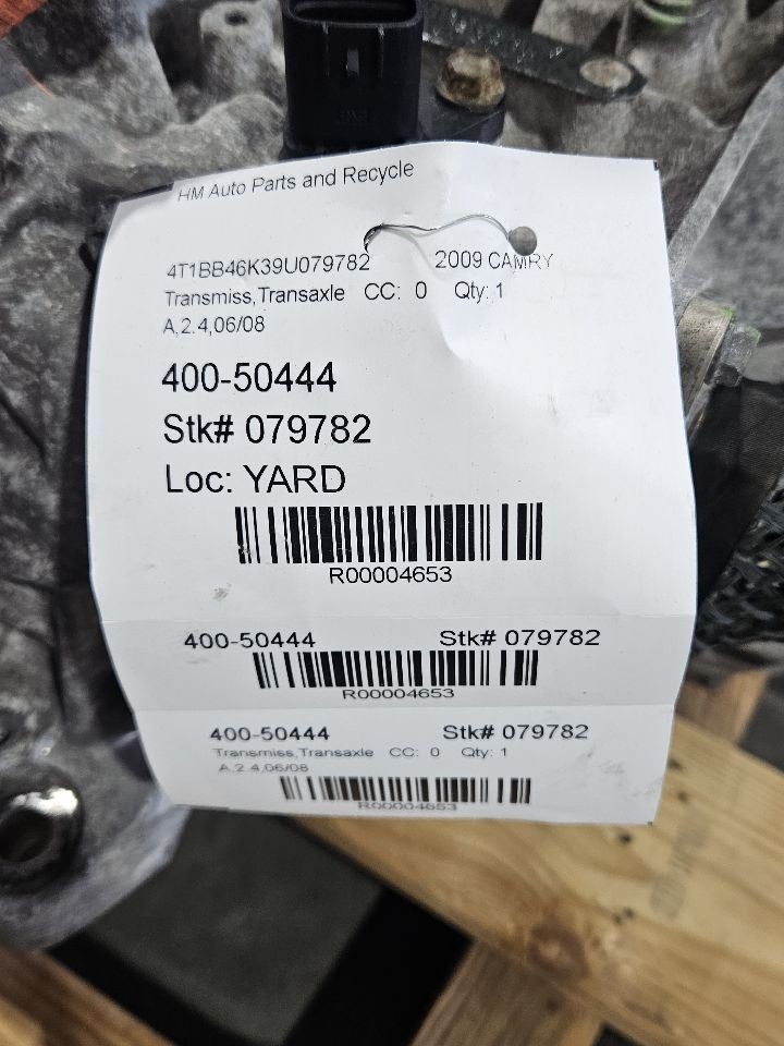 2007-2011 Toyota Camry Hybrid 2.4L Automatic Transmission VIN B OEM