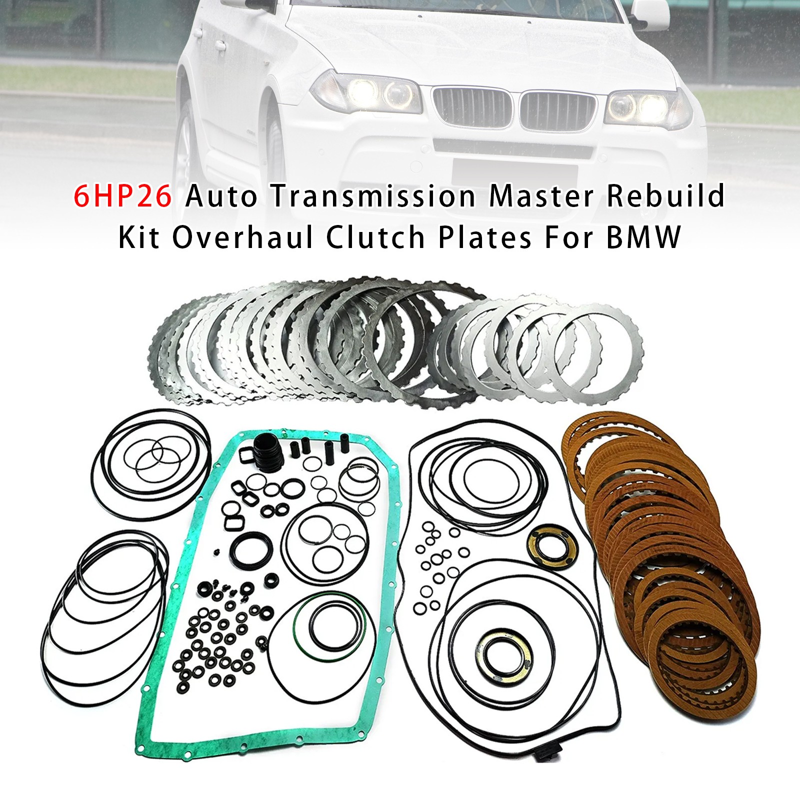 6HP26 Auto Transmission Master Rebuild Kit Overhaul Clutch Plates For BMW