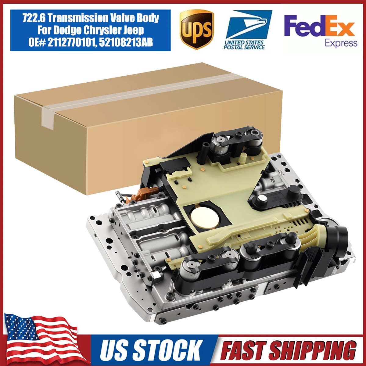 722.6 Transmission Valve Body w/ Conductor Plate for Dodge Chrysler Jeep 5 Speed