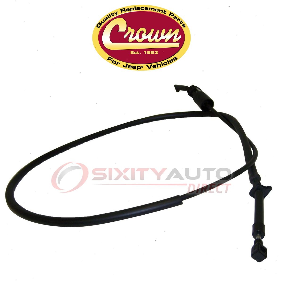 Crown Automotive 52104030AB Transmission Throttle Valve Cable for Automatic ws