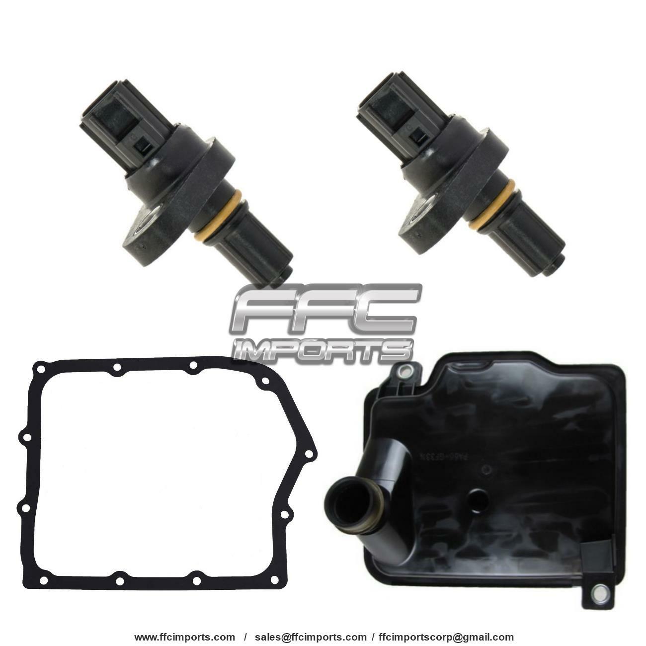 62TE Transmission INPUT & OUTPUT Speed Sensor SET Filter KIT 2006-UP for Journey