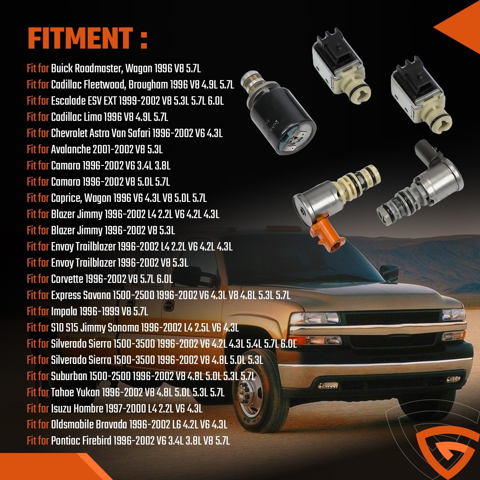 Transmission Shift Solenoid refurbished transmission parts Master Solenoid Kit