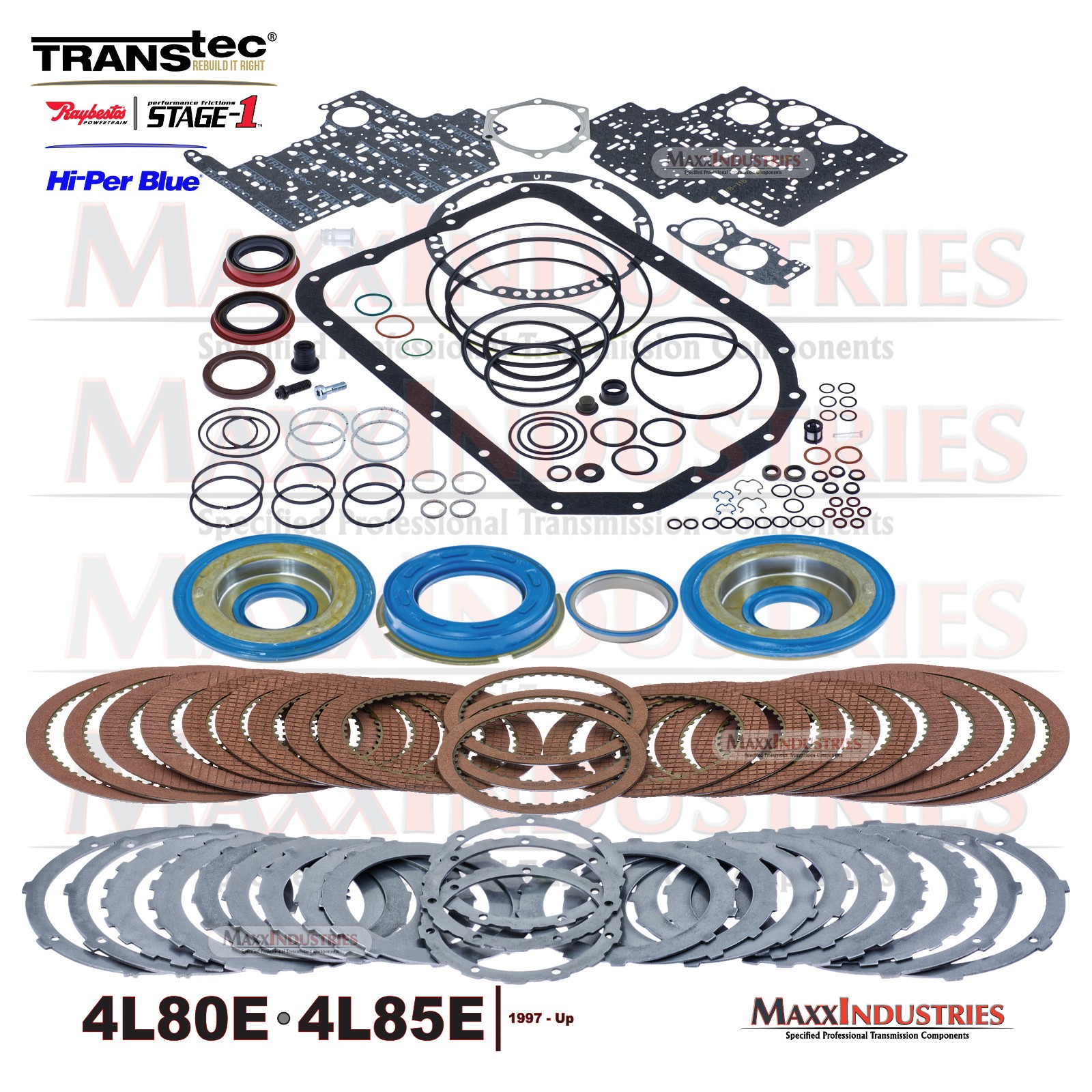 4L80E 4L85E Performance Stage-1™ Frictions Master Rebuild Kit Hi-Per Blu 1997-On