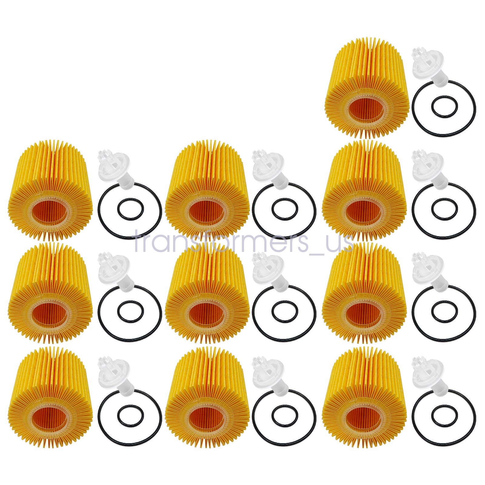 10set Engine Oil Filter for Toyota Camry Sienna Highlander RAV4 2.5L 2.7L 3.5L