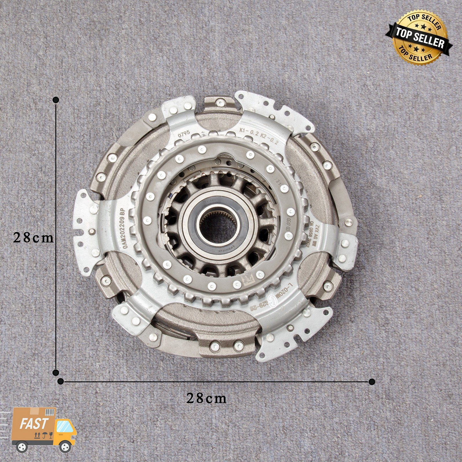 0AM DQ200 DSG Transmission LUK Dual Clutch Kit 602000600 For Jetta 7-Speed