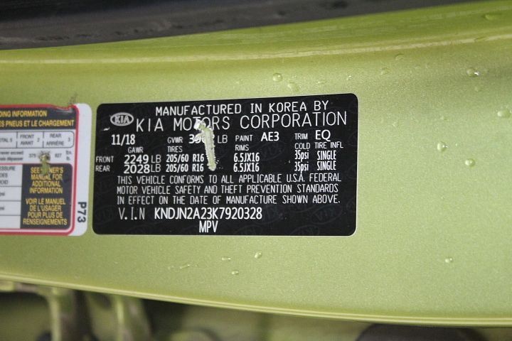 Automatic Transmission Gasoline Model 1.6L VIN 2 Fits 17-19 SOUL 2442292