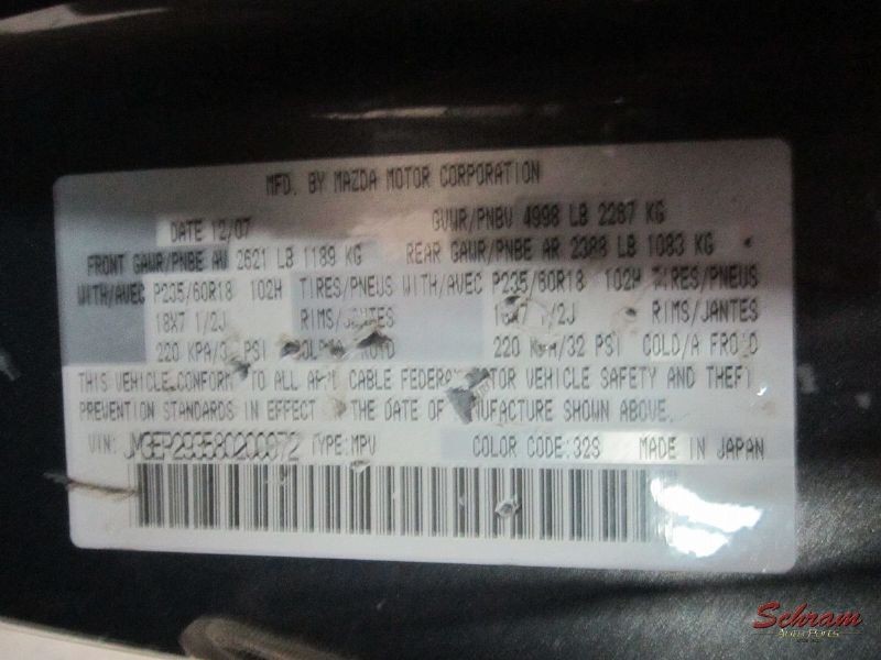 Automatic Transmission AWD Fits 07-08 MAZDA CX-7 1864855