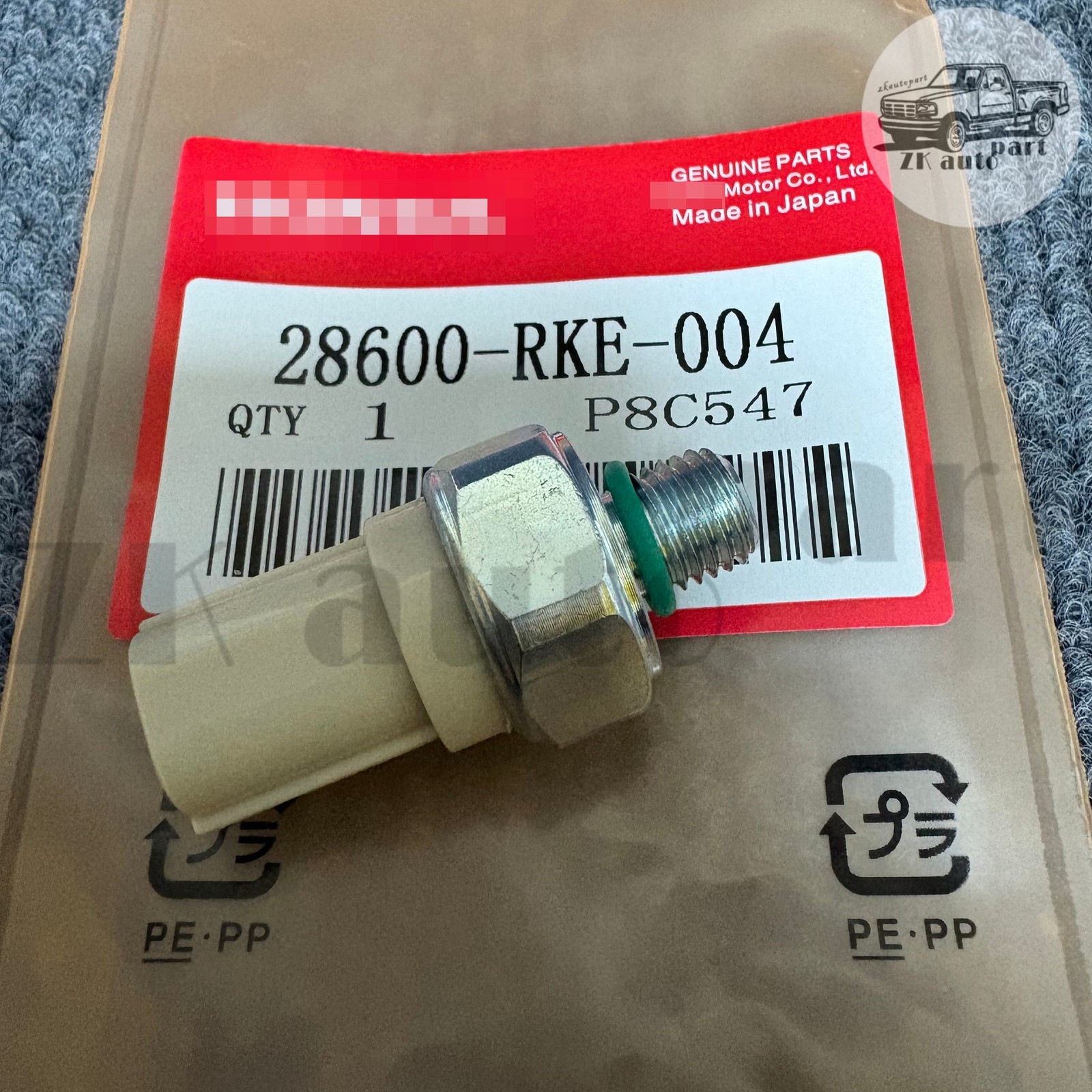 OEM For Honda Acura AT Trans 4TH Gear Oil Pressure Switch Sensor 28600-RKE-004