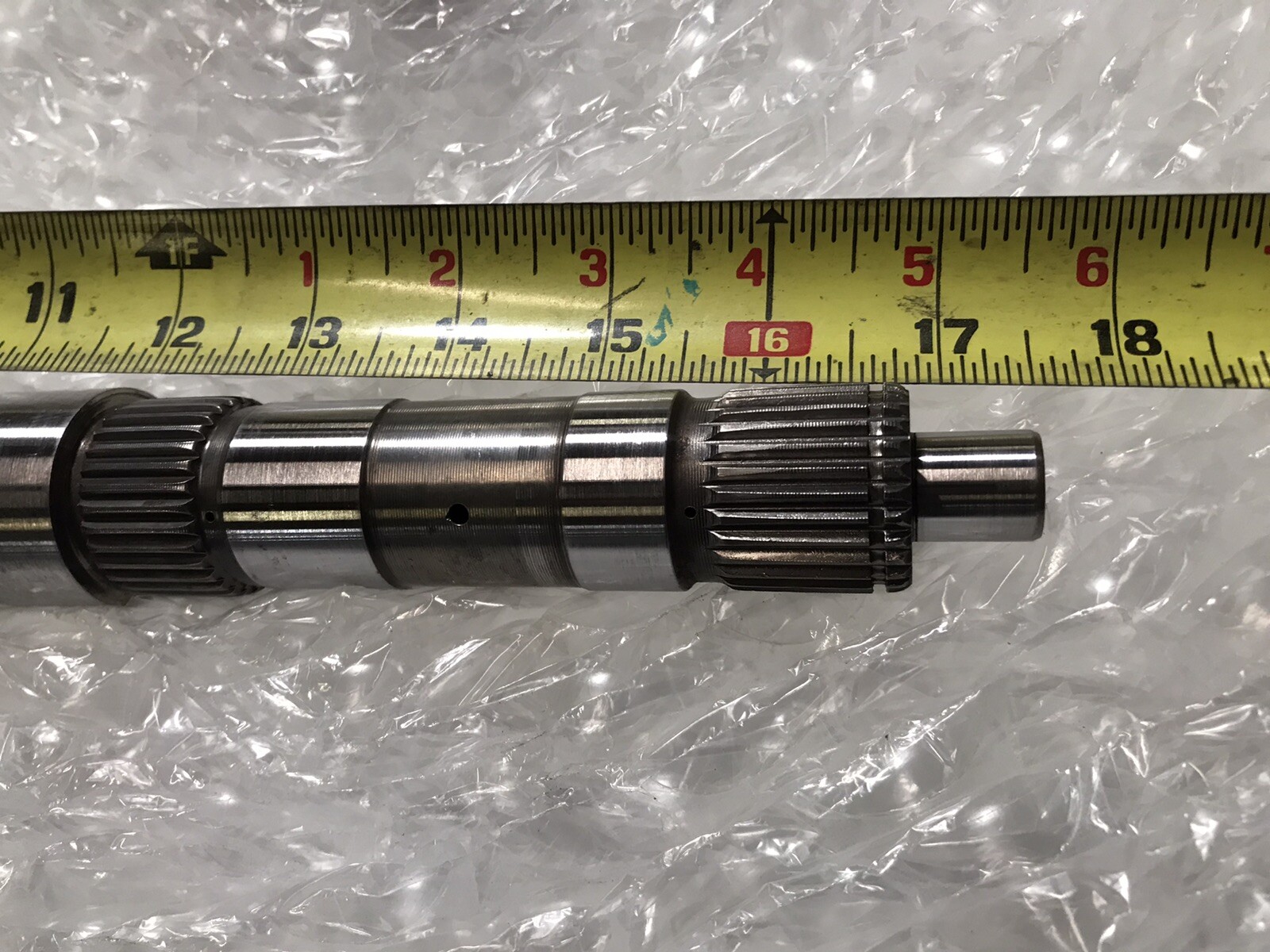 CHRYSLER TF8 A727 TRANS OUTPUT SHAFT 17.500 LG 4X4 .618” PILOT 23 SPLINE 1974-79